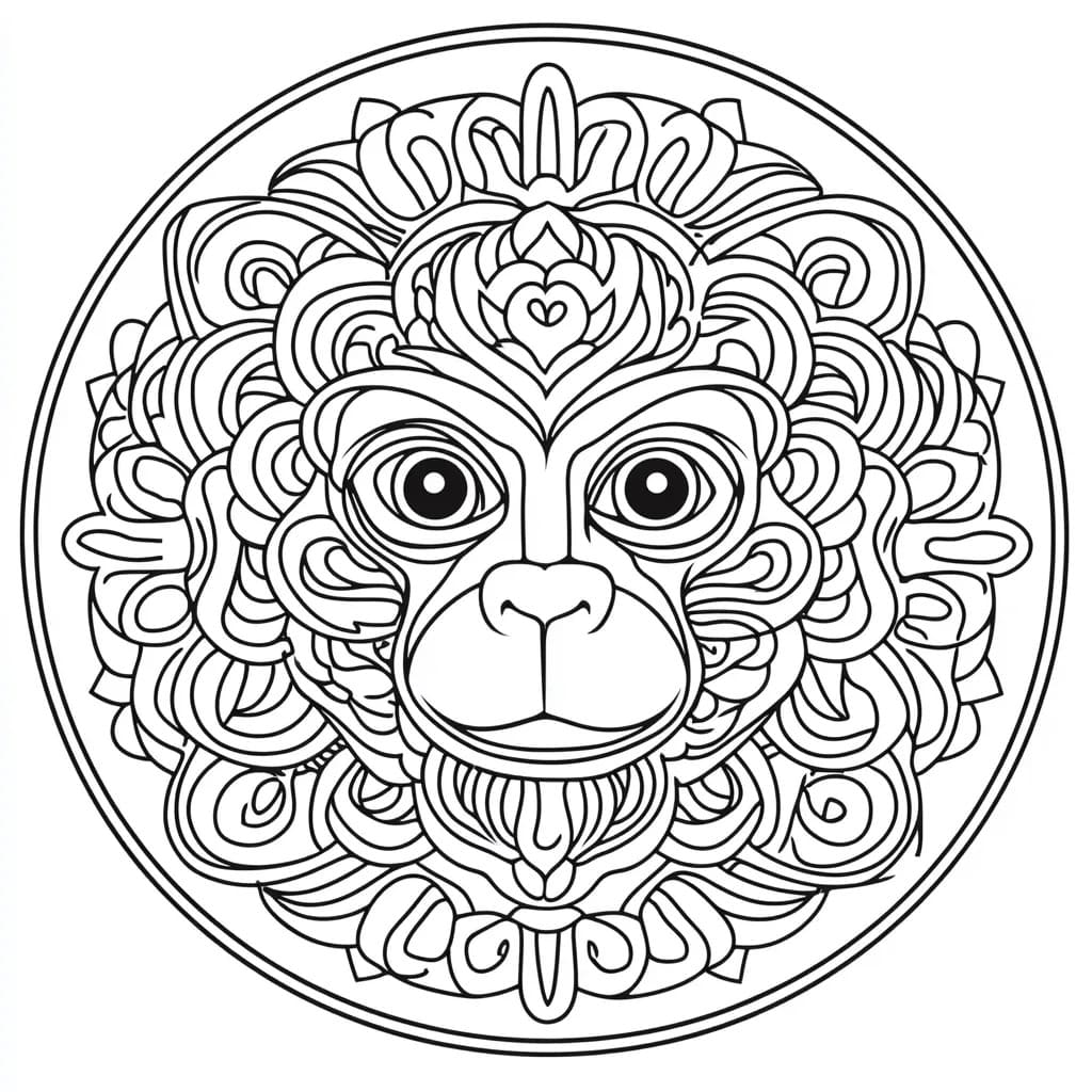 Mandalas Animaux 55
